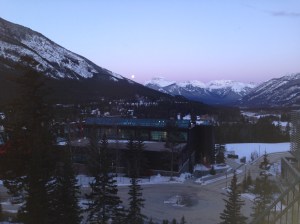Dawn in Banff.